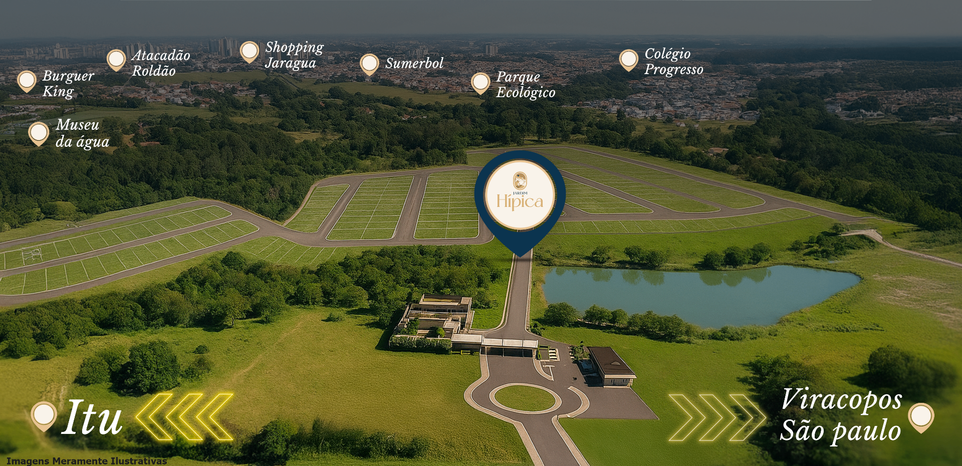 Localização do Jardim Hípica